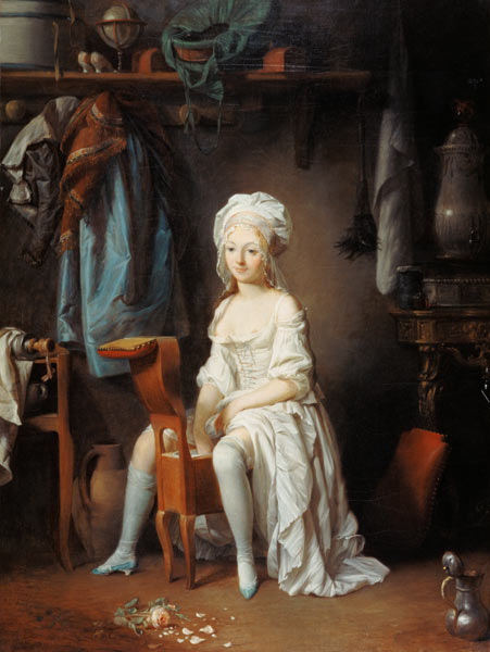 At the morning toilet from Louis-Léopold Boilly