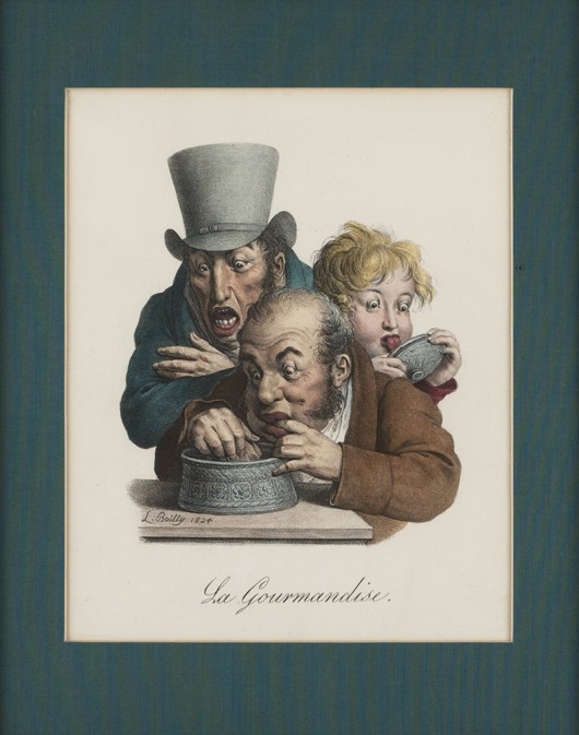 The gluttony from Louis-Léopold Boilly