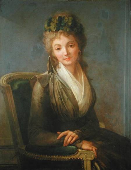 Portrait presumed to be Lucile Desmoulins (1771-94) from Louis-Léopold Boilly