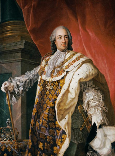 Louis XV (1710-74)  from Louis Michel van Loo