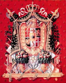 Coat of Arms of Italy, design for a tapestry