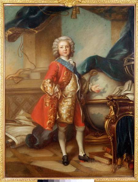 Dauphin Charles-Louis (1729-65) of France from Louis Tocqué