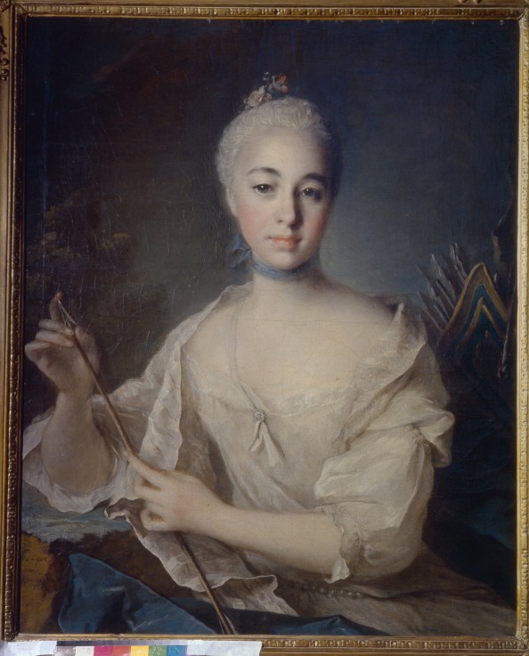 Portrait of Countess Anna Vorontsova (1743-1769) from Louis Tocqué