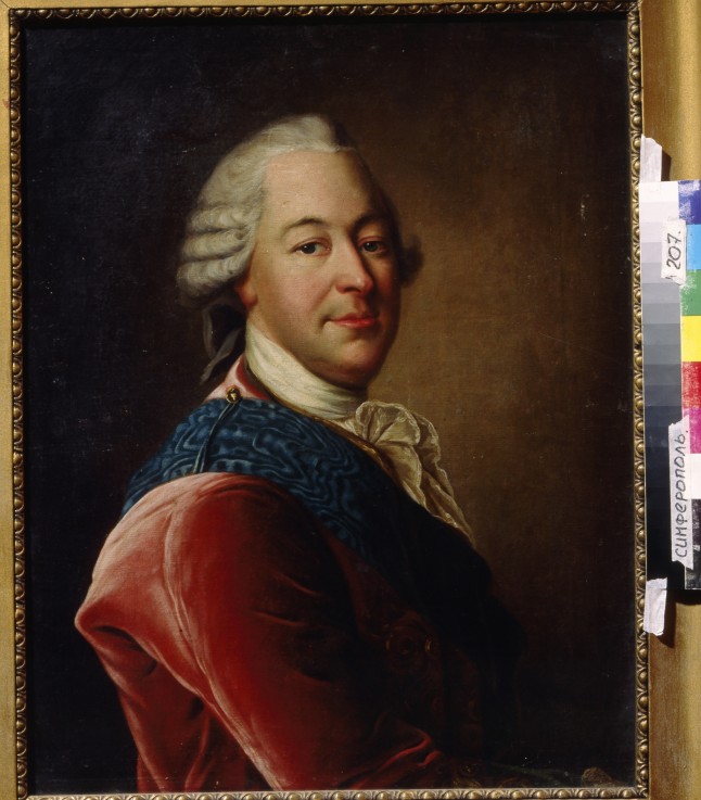 Portrait of Count Mikhail Illarionovich Vorontsov (1714-1767) from Louis Tocqué