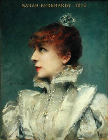 Sarah Bernhardt (1844-1923) from Louise Abbema