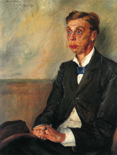 Portrait Eduard Graf of Keyserling from Lovis Corinth
