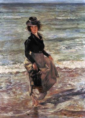 Girl on the beach.
