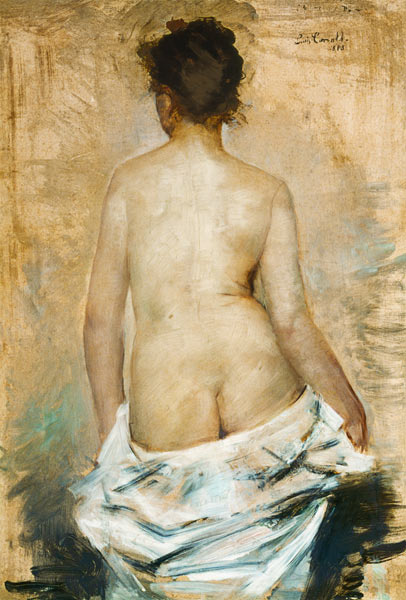 Female back act from Lovis Corinth