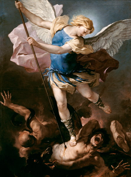 St. Michael from Luca Giordano