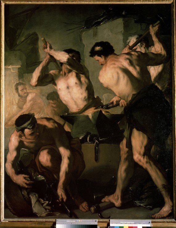 The Forge of Vulcan from Luca Giordano