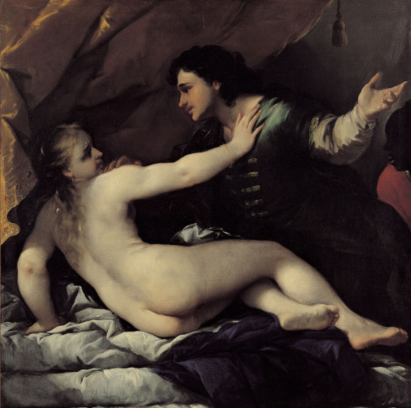 L.Giordano /Lucretia & Sextus Tarquin from Luca Giordano