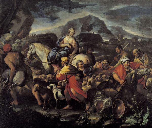 L.Giordano /Rebecca s Journey to Canaan from Luca Giordano