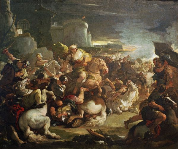 Semiramis in Battle / Giordano from Luca Giordano
