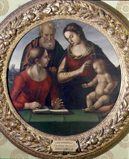 Holy Family with St. Catherine from Luca Signorelli