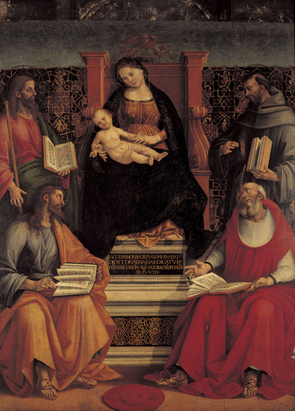 Mary w.Child & Saints from Luca Signorelli