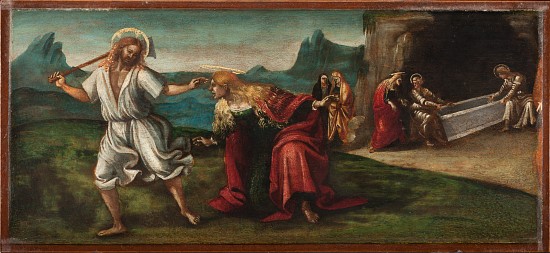 The Resurrected Christ appearing to St. Magdalene from Luca Signorelli