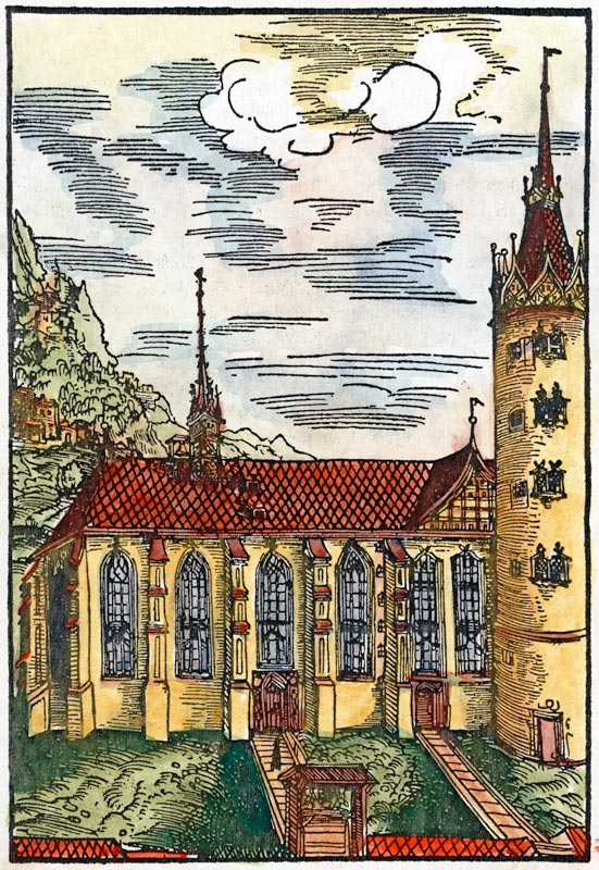 Wittenberg, Schlosskirche from Lucas Cranach the Elder