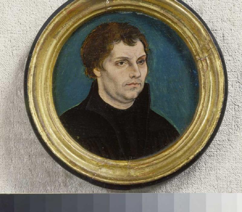 Portrait Martin Luthers. from Lucas Cranach the Elder