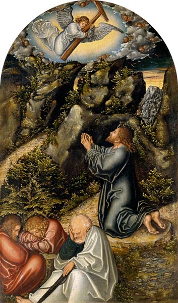The Agony in the Garden from Lucas Cranach the Elder
