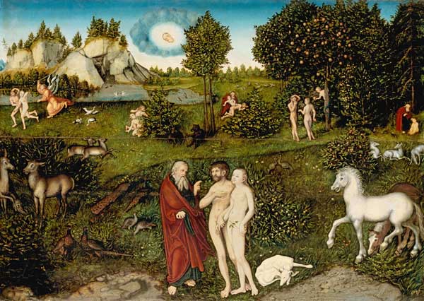 The paradise. from Lucas Cranach the Elder