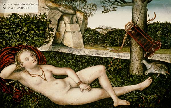 Diana Resting, or The Nymph of the Fountain from Lucas Cranach the Elder