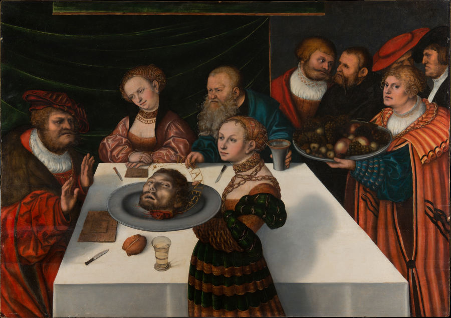 The Feast of Herod from Lucas Cranach the Elder