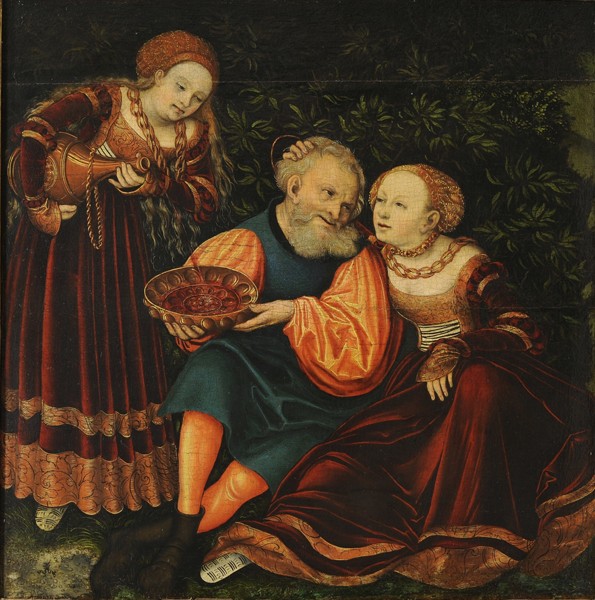 Lot and his Daughters from Lucas Cranach the Elder