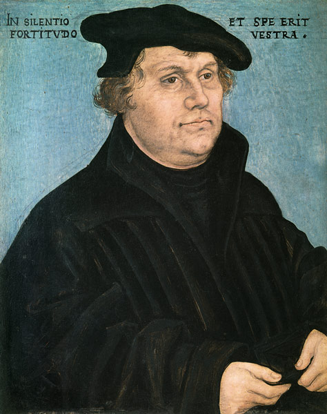Martin Luther from Lucas Cranach the Elder