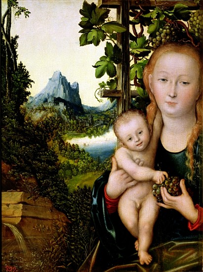 Madonna and Child, c.1525 from Lucas Cranach the Elder