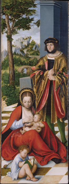 Mary Cleophas and Alphaeus (with the features of Frederick the Wise) with two of their sons from Lucas Cranach the Elder