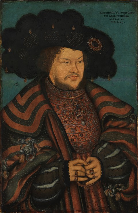 Portrait of Joachim I Nestor (1484-1535), Elector of Brandenburg from Lucas Cranach the Elder