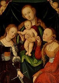 The engagement of St. Katharina. from Lucas Cranach the Elder