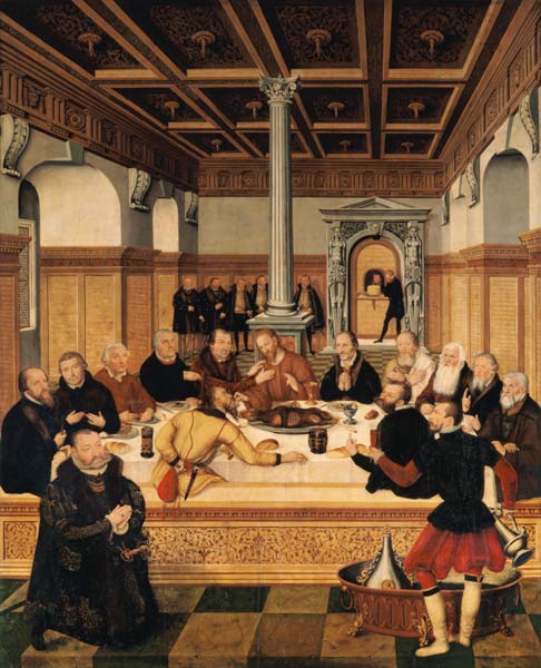 Cranach d.J., Das Abendmahl from Lucas Cranach d. J.