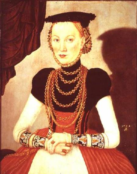 Portrait of a woman from Lucas Cranach d. J.
