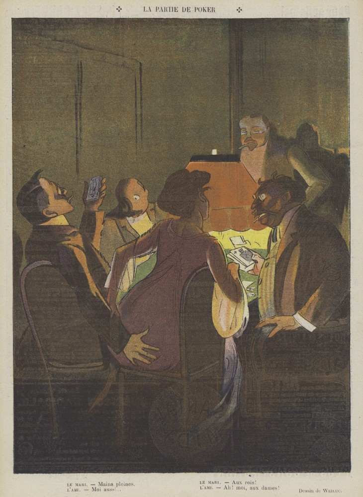 The poker game from Lucien Henri Weiluc