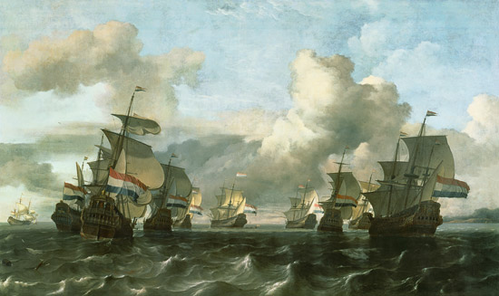 The Dutch Fleet of the India Company from Ludolf Backhuyzen