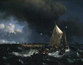 Boats in a Storm