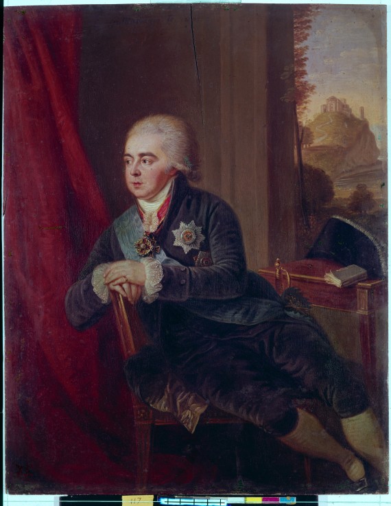 Portrait of the Vice-chancellor Prince Alexander Kurakin (1752-1818) from Ludwig Guttenbrunn