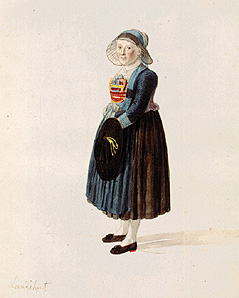 Endeavour study: Woman from Landshut. from Ludwig Neureuther