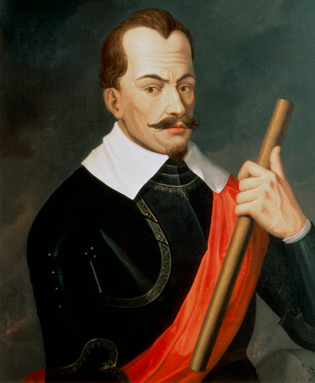Portrait of Albrecht Wenzel Eusebius von Wallenstein (1583-1634) Duke of Friedland and Mecklenburg a from Ludwig Schnorr von Carolsfeld