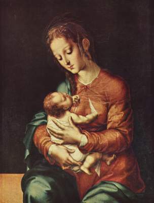 Maria with child from Luis de Morales