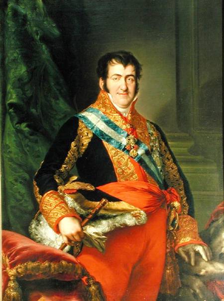 Ferdinand VII (1784-1833) from Luis Lopez Piquer
