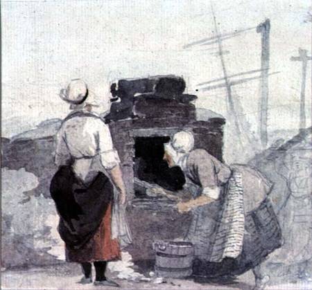 Two Women at an Oven from Luke Clennell