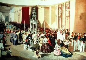 Procession of Corpus Christi in Seville