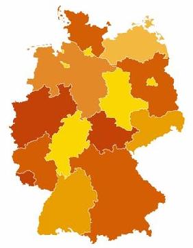 Deutschland Karte VII