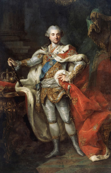 Portrait of Stanislaw II August Poniatowski, King and Grand Duke of the Polish-Lithuanian Commonweal from Marceli Bacciarelli