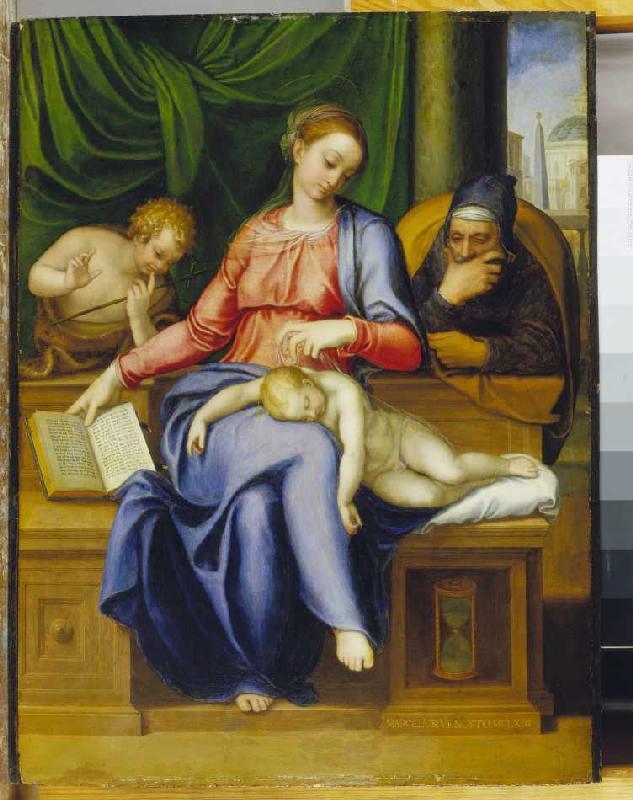 Maria with the child, St. Joseph and the Johannesknaben from Marcello Venusti