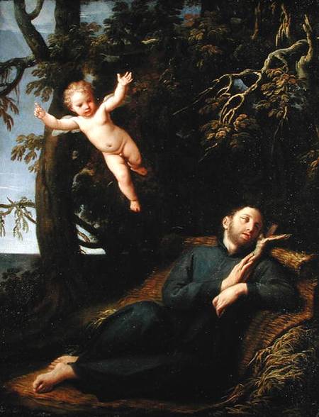 St. Francis de Sales (1567-1622) in the Desert from Marco Antonio Franceschini