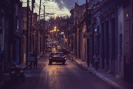 Nights streets of Matanzas
