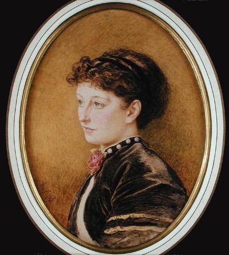 Kate Collins (nee Dickens) 1865 from Marcus Stone